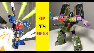 TF ARMADA Optimus Prime VS Megatron Stop Motion [upl. by Jerry]