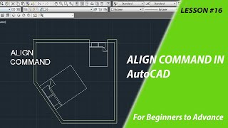 Align command in AutoCAD  What is ALIGN command  How to use ALIGN command in AutoCAD drawings [upl. by Onitrof]