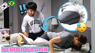 Period Prank on My Korean Boyfriend And See How He React [upl. by Ytoc734]