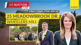 Live Auction  25 Meadowbrook Drive Wheelers Hill [upl. by Selimah344]