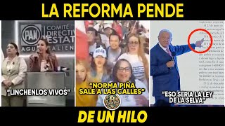 ¡HORA CRÍTICA PRESIONAN A BIDEN REFORMA JUDICIAL EN RIESGO NORMA PIÑA SALE A MARCHAR [upl. by Laemaj91]