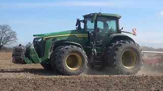 Efficient Field Operations with Tractors and Combines in Action [upl. by Sirob]