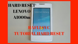 Cara Reset Lenovo A1000m [upl. by Agiaf]