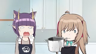 Chef Neuro burned the house down with Onigiri  Vtuber Animation [upl. by Egoreg]