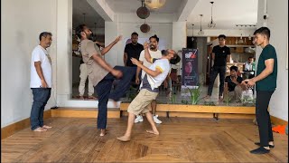 Rongila Kitab রঙিলা কিতাব l Knife Fight Choreography l Pori Moni Imran  Anam Biswas  hoichoi [upl. by Jelena3]