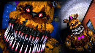 NIGHTMARE FREDBEAR KOMMT IN MEIN ZIMMER  FNAF 4 3D  DeutschGerman [upl. by Seaman351]