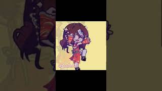 Da ga Mei  fake collab with Mitsukiofficiall trending art shorts gacha artist anime [upl. by Hafirahs729]