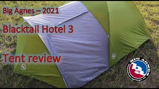 Big Agnes Blacktail 3 tent review  2021 [upl. by Bowler472]