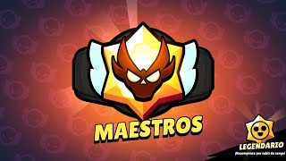 Llegando a la liga más fácil del momento de Brawl Stars Masters 🫡 [upl. by Lebezej126]