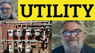 🔵 Utility Meaning  Utility Examples  Utility Definition  Utility [upl. by Deery]