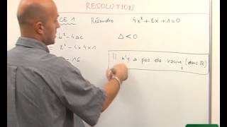 13 Equation du second degré  résolution [upl. by Aihsyla]