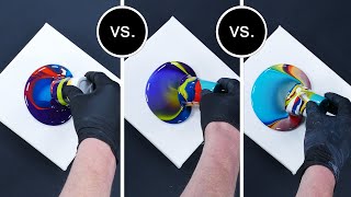 The Flip cup Comparison  Acrylic pouring technique for beginners [upl. by Ekaterina]