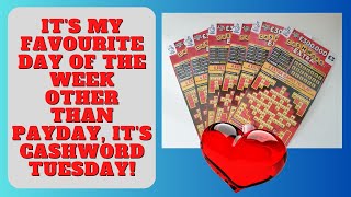 6 Fun scratch cards to brighten your day £18 of the £3 Cashword Extra scratch tickets [upl. by Annalla]