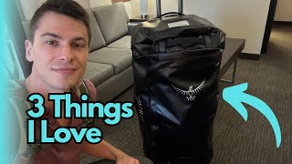 3 Things I Love About the Osprey Transporter 120L Bag [upl. by Hirza]