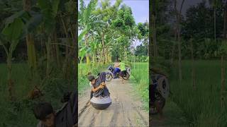 Keeping pots in the middle of the roadfunnyvideos shorts viralvideo shortsfeed [upl. by Neoma]