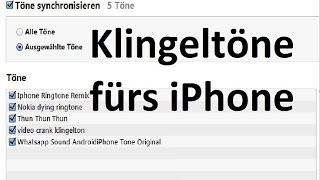 Beliebigen Klingelton für iPhone einstellen ohne Jailbreak [upl. by Silyhp]