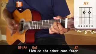 Pra Você Guardei o Amor  Nando Reis aula de violão completa [upl. by Griz]