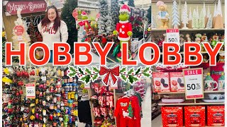 HOBBY LOBBY SHOP W ME LETS LOOK FOR AN ORNAMENT WHATS NEW AT HOBBY LOBBY FOR 50 OFF [upl. by Ihsir]