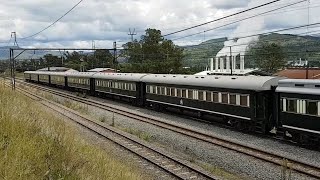 Rovos Rail on the NATCOR mainline KZN between Johannesburg and Durban [upl. by Anyaj]