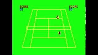 TRS80 Color Computer  Tennis [upl. by Montford]