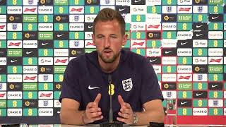 ENGLAND PRESS CONFERENCE Embargoed Section Harry Kane England v Slovenia Euro 2024 [upl. by Simon]