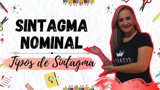 SINTAGMA NOMINAL ESTRUCTURA 😍 TIPOS DE SINTAGMAS  SINTAXIS [upl. by Terencio501]