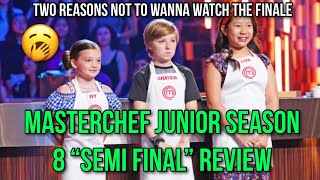 Masterchef Junior Season 8 Episode 14 Review [upl. by Aisatna]