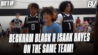 Micd up Beckham Black amp Isaak Hayes on the SAME Team [upl. by Ettezzus]