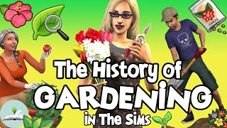 The History of Gardening in The Sims  The Sims Lore [upl. by Ailak]