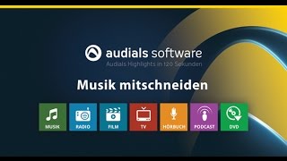 Audials 2017 in 120 Sekunden Musik von AudioStreamingDiensten mitschneiden [upl. by Wampler869]