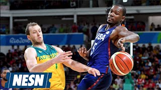 USA Mens Basketball Survives Scare Against Australia [upl. by Trilley990]