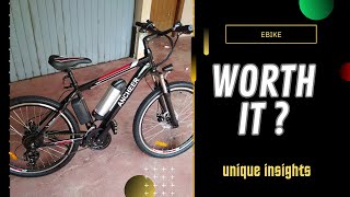 Insights about the ANCHEER 500W 26quot Electric Bike [upl. by Maud]