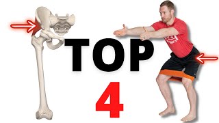 Top 4 Hip Strength amp Stability Exercises NO MORE HIP PAIN [upl. by Veriee]