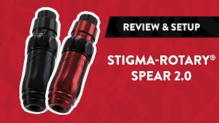 StigmaRotary® Spear 20 Tattoo Machine  Review Setup amp Unboxing [upl. by Paddie]