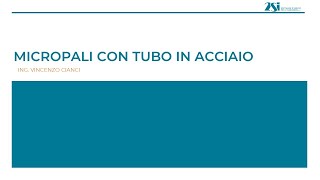 PROSAP Tutorial MICROPALI CON TUBO IN ACCIAIO [upl. by Melicent]