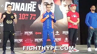 NORDINE OUBAALI VS NONITO DONAIRE FULL FINAL PRESS CONFERENCE amp FACE OFFS [upl. by Brost654]