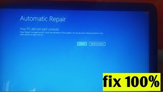 Hp laptop loop on Diagnosing your pc  advance repair mode in laptop SOLVED [upl. by Aizirtap]