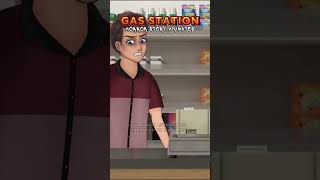 CREEPY GAS STATION Horror Stories Animated True Scary Shorts scary horrorstories shorts [upl. by Ydeh503]