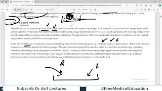 Chp9 Levinson LANGE Micro  Laboratory Diagnosis in Microbiology  Dr Asif Lectures [upl. by Eiramlatsyrc]