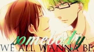 somebody • midotaka  midorima x takao KNB [upl. by Mikkanen]