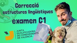 Correcció estructures lingüístiques Examen valencià C1 per a opositors JQCV [upl. by Dermott610]