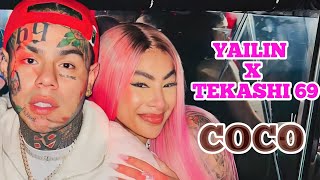 YAILIN X 6IX9INE  COCO  VÍDEO REACCIÓN [upl. by Anidal]