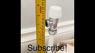 Fastest easiest way to fit radiator to existing radiator valves [upl. by Aloiv901]