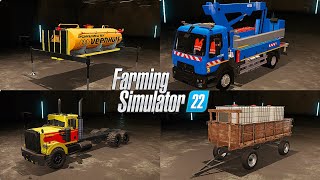 NEW MODS PREVIEW  22 Mods  IVECO CRANE  TLX X3  JOHN DEERE 6810  Farming Simulator 22 [upl. by Witt]