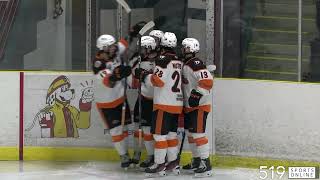 GOJHL  Pelham Panthers vs Fort Erie Meteors [upl. by Edik548]