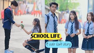 School life 🏫🥰📚 A cute love story schoollife school mryashu0985 [upl. by Essila]