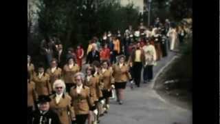 Diekholzen 1974  Feuerwehr Schützenfest Umzug alte Dampflock Super 8 Film [upl. by Polik482]