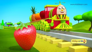 Humpty the Train on a Fruits Ride  हम्प्टी ट्रैन और उसके फल दोस्तों से मिलिए  Kiddiestv Hindi [upl. by Nnylyaj]