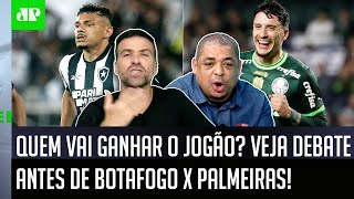 quotEU DISCORDO E TE FALO se o Botafogo PERDER pro Palmeiras hojequot OLHA esse DEBATE antes do JOGÃO [upl. by Elsilrac]