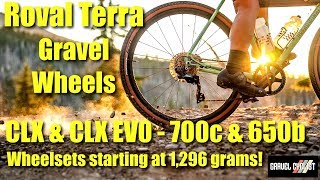 Roval Terra Gravel Wheels  CLX amp CLX EVO  Starting at 1296 grams [upl. by Enitnatsnoc]